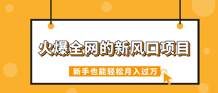 火爆全网的新风口项目，借助人工智能AI算命，精准预测命运，新手也能轻松月入过万-青简副业网