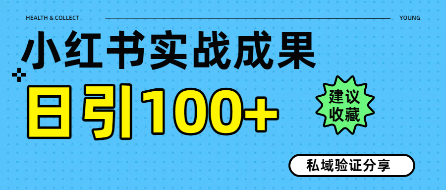 实战成果！小红书图文引流日引100+私域流量经验分享-青简副业网