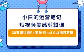 【副业项目3488期】短视频剪辑免费教学视频（小白也能学会的短视频美感剪辑课）-青简副业网