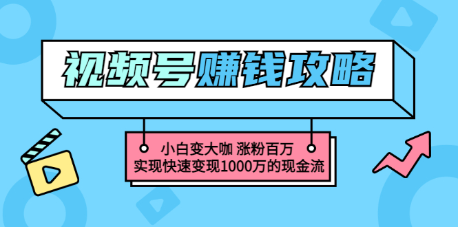 【副业项目3549期】怎么通过视频号赚钱（视频号赚钱详细教程攻略）-青简副业网