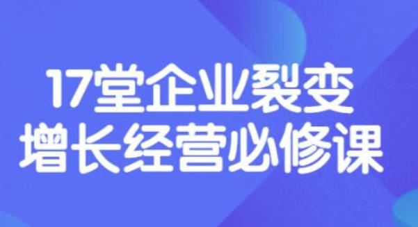 【副业项目3838期】张琦《盈利增长17堂必修课》企业裂变增长的经营智慧，带你了解增长的本质-青简副业网