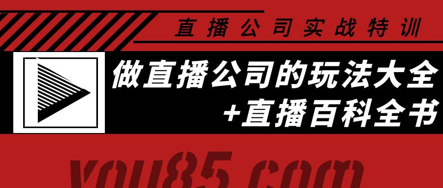 【副业项目4162期】老陈·直播公司实战特训：做直播公司的玩法大全+直播百科全书-青简副业网