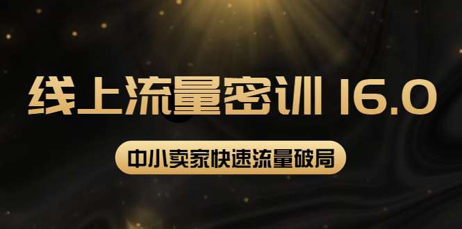 【副业项目4288期】2022秋秋线上流量密训16.0：包含 暴力引流10W+中小卖家流量破局技巧 等等-青简副业网