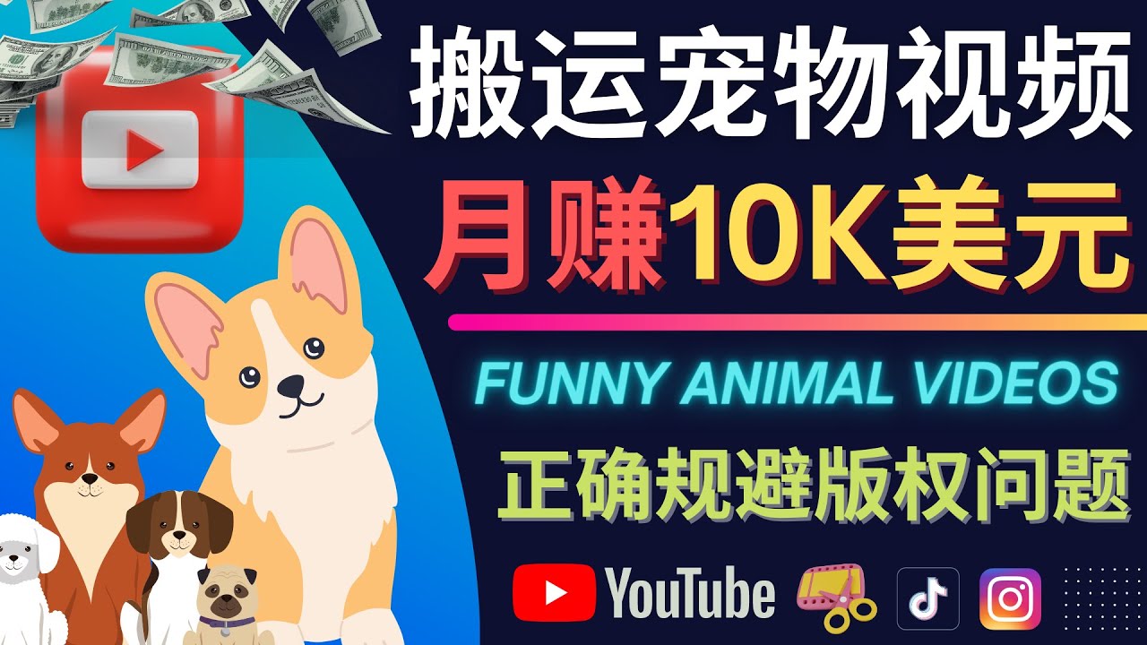 【副业项目4509期】搬运TIKTOK视频到YouTube，并进行二次创作，月赚1万美元以上-青简副业网