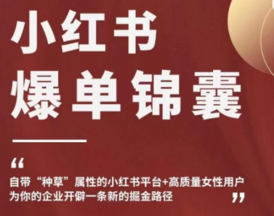 【副业项目4942期】小红书爆单锦囊，自带种草属性+高质量女性用户，为你的企业开辟一条新的掘金路径-青简副业网