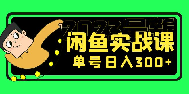 【副业项目5277期】花599买的闲鱼项目：2023最新闲鱼实战课，单号日入300+（7节课）-青简副业网