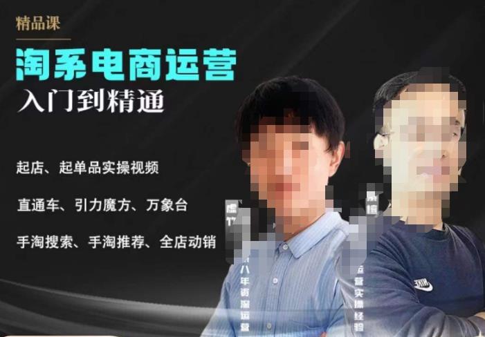 【副业项目6098期】2023手淘搜索实操课+体系化课程，​起店起单品实操视频课程-青简副业网