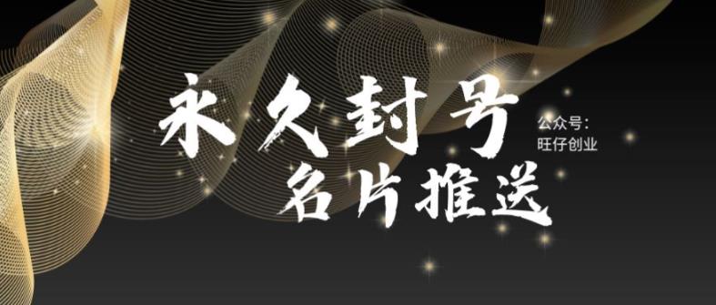 【副业项目6006期】最新微信号永久封号名片推送技术，封号后还是能名片推送消息-青简副业网