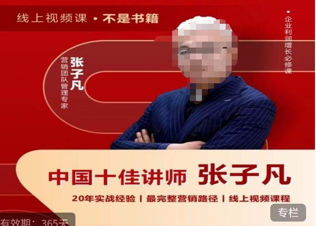 【副业项目6076期】张子凡·20年实战经验，揭秘营销背后的底层逻辑，突破思维局限，从根本上破解营销难题-青简副业网