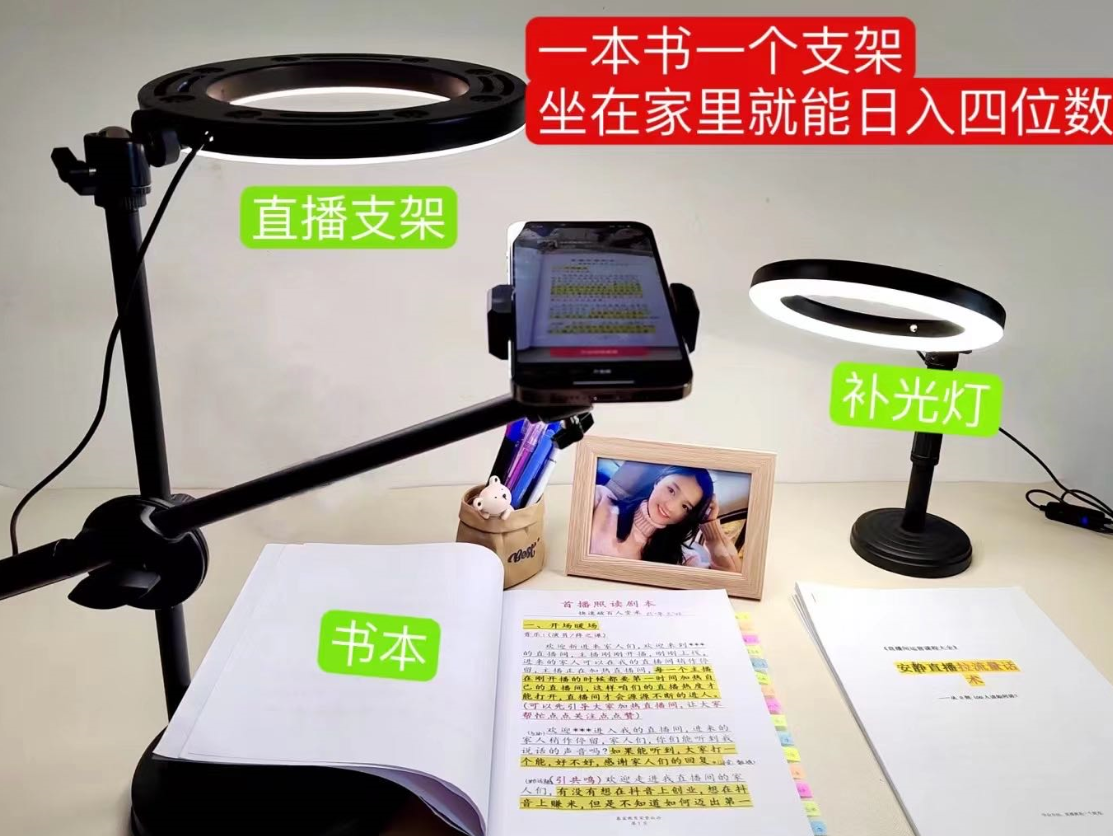 【副业项目6941期】抖音小白直播课堂 一本书 一个支架 坐在家里就能日入四位数-青简副业网