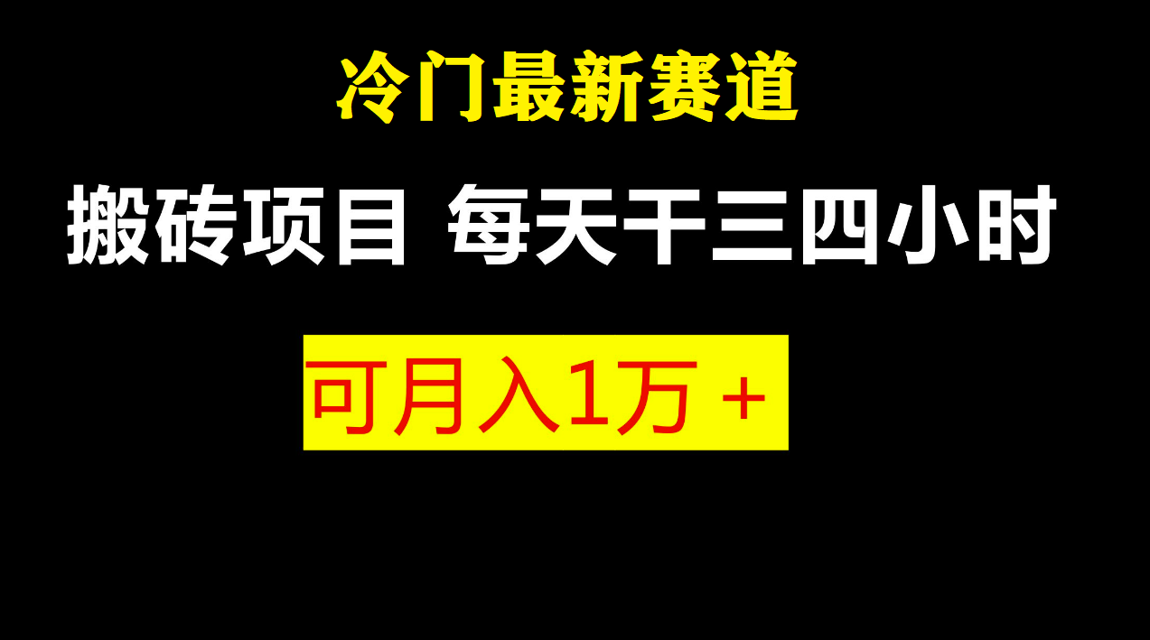 【副业项目6944期】最新冷门游戏搬砖项目，零基础也能玩（附教程+软件）-青简副业网