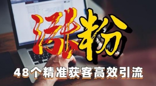 【副业项目7097期】独家分享48个引流绝技，再没粉丝只能怪自己了！-青简副业网