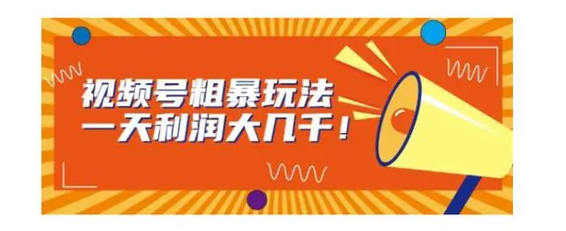 【副业项目7125期】视频号粗暴玩法，一天利润大几千！-青简副业网
