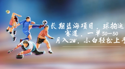 【副业项目7205期】长期蓝海项目，球拍运动赛道，一单30-50，月入2W，小白轻松上手-青简副业网