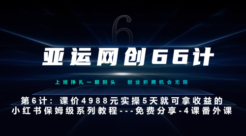 【副业项目7228期】小红书第4课-黑科技带来流量巨变-青简副业网