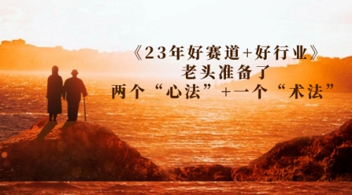 【副业项目7314期】某收费文章《23年好赛道+好行业》老头准备了两个“心法”+一个“术法”-青简副业网
