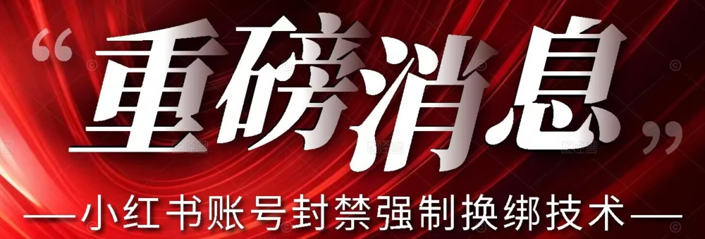 【副业项目7574期】【最新】小红书账号封禁强制换绑技术可日赚300-青简副业网
