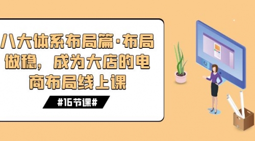 【副业项目7712期】八大体系布局篇·布局做稳，成为大店的电商布局线上课（16节课）-青简副业网