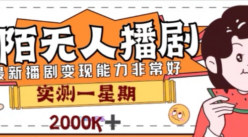 【副业项目8101期】外面收费1980的陌陌无人播剧项目，解放双手实现躺赚-青简副业网