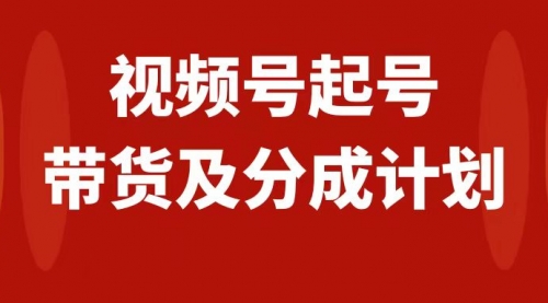 【副业项目8193期】视频号快速起号，分成计划及带货，0-1起盘、运营、变现玩法，日入1000+-青简副业网