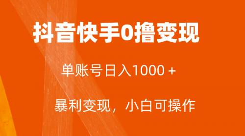 【副业项目8233期】全网首发，单账号收益日入1000＋，简单粗暴，保底5元一单，可批量单操作-青简副业网