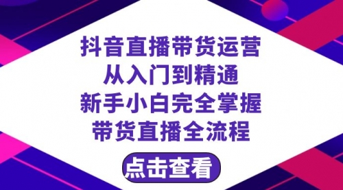 【副业项目8483期】抖音直播带货 运营从入门到精通，新手完全掌握带货直播全流程（23节-青简副业网
