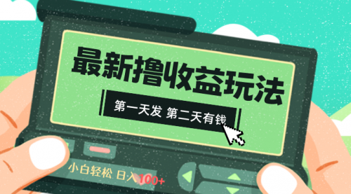 【副业8649期】2024最新撸视频收益玩法，第一天发，第二天就有钱-青简副业网