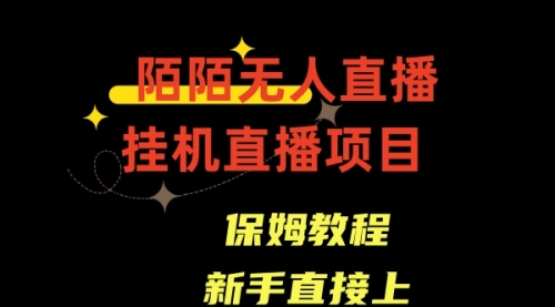 【副业8781期】陌陌无人直播，通道人数少，新手容易上手-青简副业网
