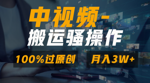 【副业8948期】无脑双重去重原创视频，100%中视频+视频号分成计划-青简副业网