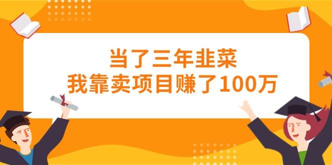 当了三年韭菜我靠卖项目赚了100万-青简副业网