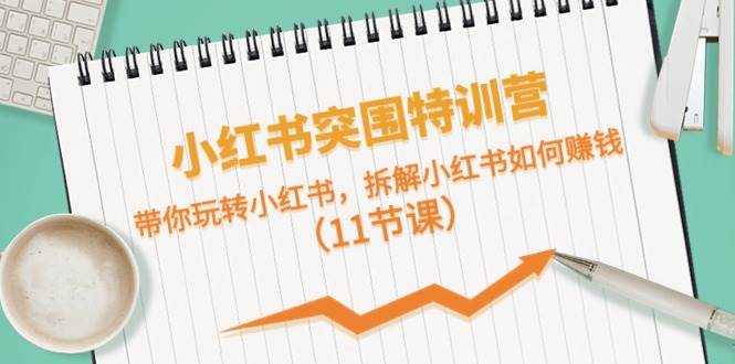 小红书突围特训营，带你玩转小红书，拆解小红书如何赚钱（11节课）-青简副业网