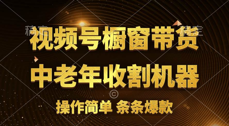 [你的孩子成功取得高位]视频号最火爆赛道，橱窗带货，流量分成计划，条…-青简副业网