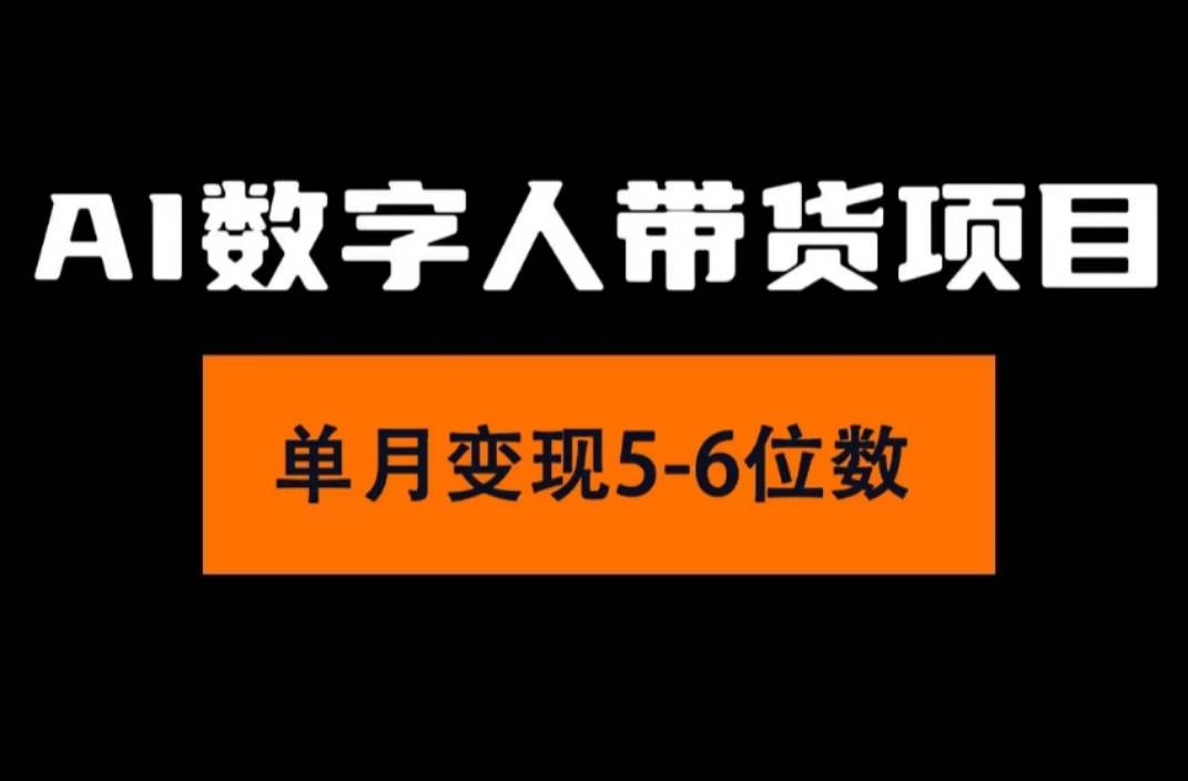 2024年Ai数字人带货，小白就可以轻松上手，真正实现月入过万的项目-青简副业网