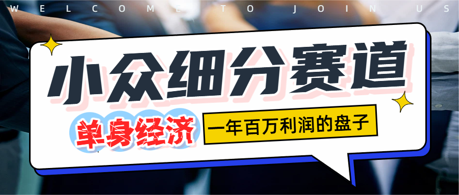 单身经济赛道,一天1000+-青简副业网